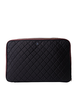 Chanel Laptop Case, Nylon, Black, 17406432
